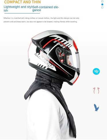 Waterproof Neck Warmer Motorcycle Winter Thermal Neck Scarf Face Mask Windproof Cycling Balaclava for Men and Women in Kuwait
