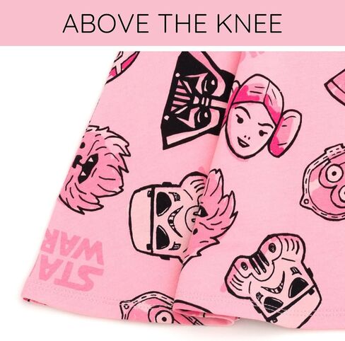 STAR WARS Girls French Terry Skater Dress Toddler to Big Kid Sizes (2T - 14-16) in Kuwait