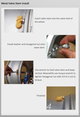 مستشعر IM4168 TPMS بسرعة 433 ميجاهرتز - مستشعرات ضغط الإطارات الجذعية المطاطية - مستشعر إطارات مبرمج مسبقًا للسيارات - جاهز لتثبيت مستشعرات Tpms المتوافقة مع ALFA Romeo وAston Martin وChrysler والمزيد - حزمة 1 in Kuwait