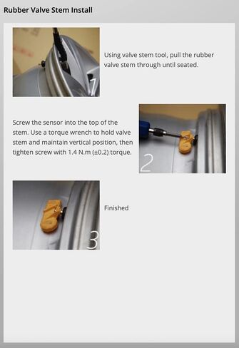 مستشعر IM4168 TPMS بسرعة 433 ميجاهرتز - مستشعرات ضغط الإطارات الجذعية المطاطية - مستشعر إطارات مبرمج مسبقًا للسيارات - جاهز لتثبيت مستشعرات Tpms المتوافقة مع ALFA Romeo وAston Martin وChrysler والمزيد - حزمة 1 in Kuwait