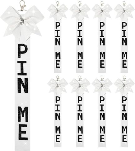 Aileam Pin Me Ribbon Cheer Bag Bow Keychain Cheerleading Pin Holder Cheer Accessories in Saudi Arabia