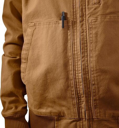 Carhartt Men's Rugged Flex Duck Relaxed Fit Bomber Jacket in Saudi Arabia