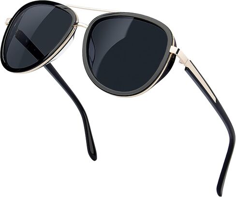 BIRCEN Polarized Sunglasses for Women UV - Protection Womens Retro Mirrored Shades with Acetate Frame BC2001 in Saudi Arabia