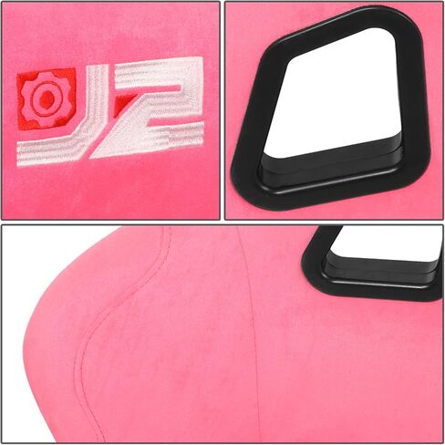 J2 Engineering J2-RS-005-PP Purple Stitching Reclinable Back Rest Racing Bucket Seats 4-Point 5-Point 6-Point Harnesses 34" H X 23" W X 23" D Universal Fit in Saudi Arabia