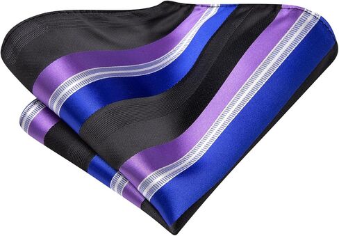 Hi-Tie Men's Tie Tie Tie Bin Pin Pocket Square Cufflinks in Saudi Arabia