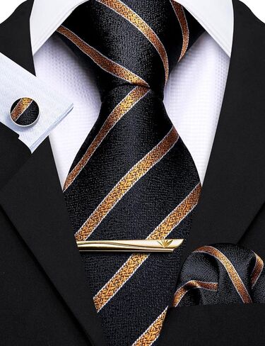 Barry.Wang Designer Mens Tie Sets Collection ، مجموعة Clips Clips Clips Cluflink Elegnt in Kuwait