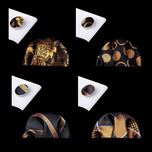 Barry.Wang Designer Mens Tie Sets Collection ، مجموعة Clips Clips Clips Cluflink Elegnt in Kuwait