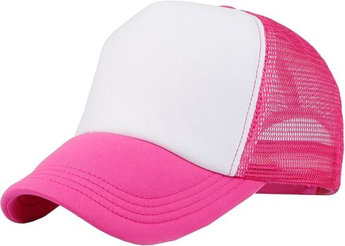 Kids Mesh-Baseball-Cap Boys-Girls Trucker-Hat - Adjustable UV-Protection Snapback Cap for Summer(2-5years) in Kuwait