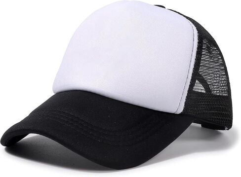 Kids Mesh-Baseball-Cap Boys-Girls Trucker-Hat - Adjustable UV-Protection Snapback Cap for Summer(2-5years) in Kuwait