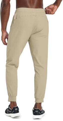 M Maelreg Men Golf Golf joggers bants with zip mobicets struck lightweight nylon sweatpants تعمل in Kuwait