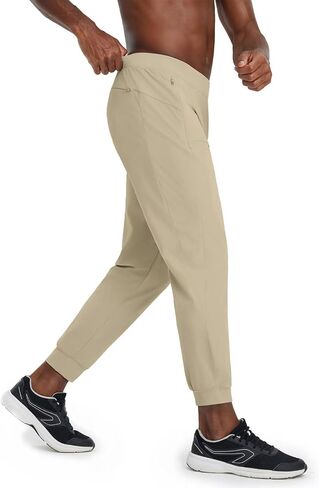 M Maelreg Men Golf Golf joggers bants with zip mobicets struck lightweight nylon sweatpants تعمل in Kuwait