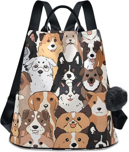 Alaza Owl Print Print Backback Prose for Women Anti Fashion Fashion Back Back Bag Lage Counter Bag in Kuwait