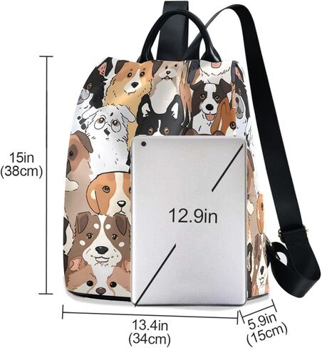 Alaza Owl Print Print Backback Prose for Women Anti Fashion Fashion Back Back Bag Lage Counter Bag in Kuwait