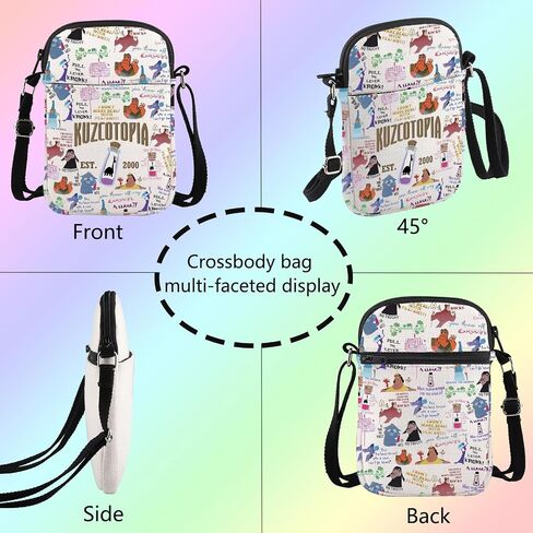 FOTAP Cartoon Emperor Movie Maildise Kuzco Emperor Movie Crossbody Bag Kuzco's Point Lostt in Kuwait