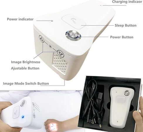 Infrared Vein Finder Viewer - Handhold Adults Children Handy Efficiency Vein Locator, Vein Illumination Detector, On Various Skin in Saudi Arabia
