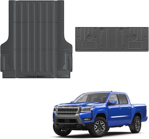 Truck Bed Mat Tailgate Mat Compatible with 2022-2025 Ford Maverick 4.5Ft Bed All Weather Protection TPE Accessories (22-25 Maverick 4.5FT) in Kuwait