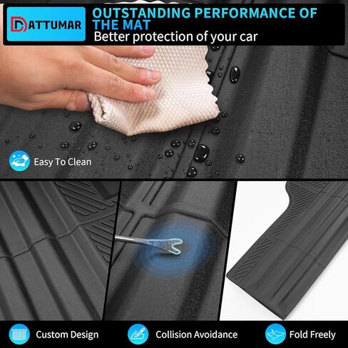 Truck Bed Mat Tailgate Mat Compatible with 2022-2025 Ford Maverick 4.5Ft Bed All Weather Protection TPE Accessories (22-25 Maverick 4.5FT) in Kuwait