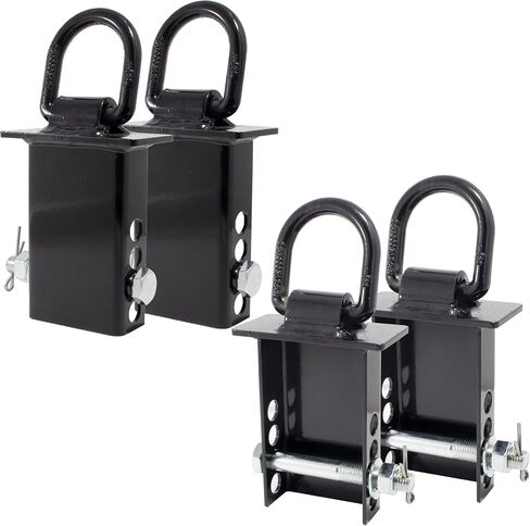 حلقات Pocket D حلقات 4pcs 12000 رطل Duch Dickable D-Ring Pocket Tie Down for Forfity Mories و Flateds مع دبوس Hitch (حلقات 4pcs Pocket D) in Saudi Arabia
