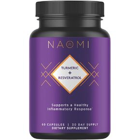 الكركمين الكركمين Naomi جميعها موحدة بالكامل 1000 ملغ 95 ٪ من الكركمينويد ، والاستيعاب العالي والريسفيراترول ، ودراسة سريريًا ، ودعم مشترك ، ويدعم الاستجابة الصحية للعضلات الصحية
