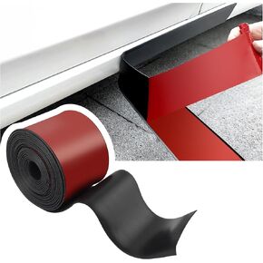 13Ft*3.15In Bumper Guard for Cars Crashworthy,Upgrade Thicken Rubber Side Skirts for Car Side Skirts Front Bumper,Universal Car Bumper Protector Guard Car Accessories