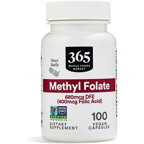 365 By Whole Foods Market, Methyl Folate, 100 Count