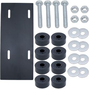 212Cc Engine Mount Plate Kit with Bolts Compatible with Harbor Freight Predator Engine 212cc 6.5HP