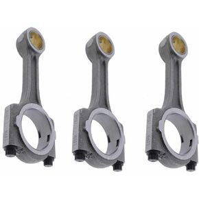 Solarhome 3PCS Connecting Rod 16851-22015 16851-22010 Compatible With Kubota Engine Z482 Z602 D662 D722 D782 D902 WG972
