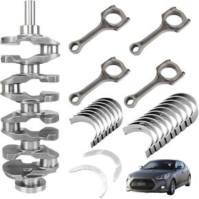العمود المرفقي Connecting Rod Kit متوافق مع Kia Forte Optima Sportage 2.4L & Hyundai Sonata ، استبدل 231112G200 231112G230 72RZ62GF00 23510-2G540 21020-2G020 23060-2G400 21030-25000