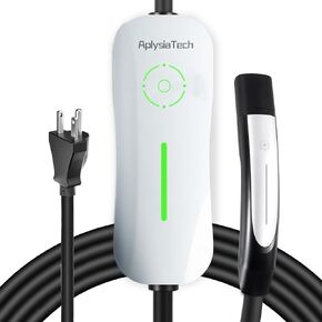 Level 1/2 EV Tesla Charger,16A 120V/240V Tesla Home Charging Station, 21FT Cable NEMA 6-20 Plug NEMA 5-15 Adapter, NACS Connector, Travel Portable Wall Charger for Tesla Model Y/3/S/X
