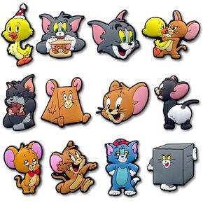 Cartoon Shoe Charms Fits for Clog Sandals Shoes Decoration, Cute Cartoon Accessories Charms for Women Men