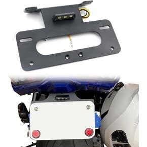 Xitomer Fender Eliminator/License Plate Holder, Tail Tidy Fit for GSX1300R Hayabusa 1999-2011 2012 2013 2014 2015 2016 2017 2018 2019 2020, with LED License Plate Light