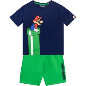 Super Mario Boys Mario Top and Shorts Lits Daywear for Kids Multicolor 7
