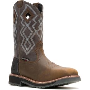 WOLVERINE Rancher Pro, Men's, Comp Toe, EH, WP, Slip Resistant, Wellington, Work Boot