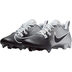 Nike Vapor Edge Speed 360 2 Football Cleats (Metallic Silver/Black-White, US Footwear Size System, Adult, Men, Numeric, Medium, 12.5)