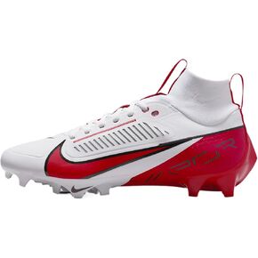 Nike Vapor Edge Pro 360 2 (Team Bank) Men's Football Cleats (FQ4044-105, White/Black/University Red) Size 14