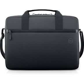 Dell 14-16 EcoLoop Essential Briefcase - CC3624 - Zippered Front Pocket, Luggage Pass-Through, Lightweight with Adjustable Shoulder Strap - Black