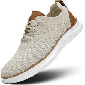أحذية شبكية للرجال Oxfords Lace-Up خفيفة الوزن أحذية المشي أحذية القيادة