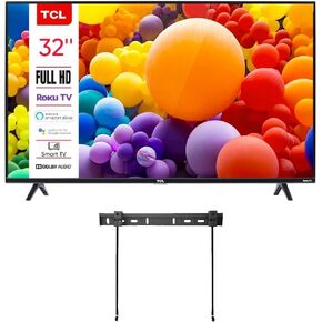 TCL 50-Inch Class 4-Series 4K UHD HDR LED Smart R0ku TV + Wall Mount Works with AIR Play Siri Alexa and Hey Google (Renewed)