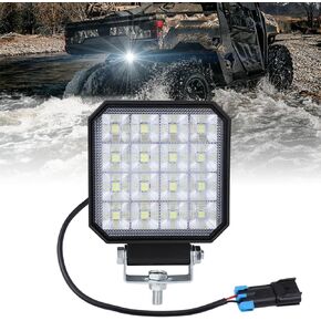 Oppbuy1 Pack Backup Light for Ranger ، 20 واط أبيض أبيض مشرق أضاءة مصباح LED الخلفي ، قابس ويلعب LED يعمل على تشغيل ضوء الفيضان المضاد للماء لعام 2018-2024 Polaris Ranger 1000 XP/Crew
