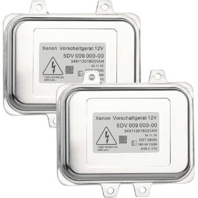 مجموعتان HID HID HED HED HED HIDELAST W/INGITER & D2S BULB لـ CADILLAC ESCALADE 2007-2013 ، لـ BMW E60 2006-2009 ، لوحدة كرايسلر تاون آند كونتري 2008-2014،5DV 009 000-00 15782392 XENON BANDULE CONTROL CONTROL