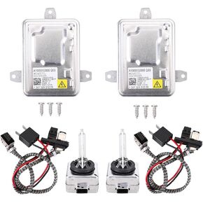 130732926301 Xenon HID Ballast Headlight Control Unit Module Module w/Bulb for Cadi-llac XTS CTS for BMW Camaro 2016-2018 for 2008-2017 AL 63117356250 7356250 7255724 Xenon Headlight Ballast,2pcs
