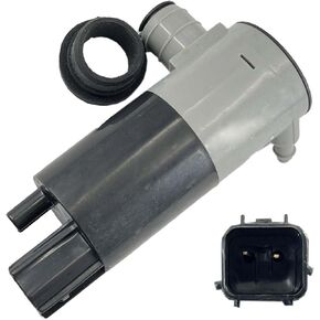FainWan Windshield Washer Pump Compatible with Fiesta Taurus Fusion MKS Mercury Sable