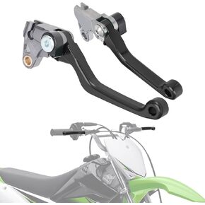دراجة نارية فرامل القابض رافعة محور الرفع مجموعة CNC قابلة للتعديل ل KLX 110 KLX110 KLX110L 2010-2024 دراجة الأوساخ الأخضر