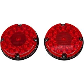 United Pacific 39961B Brake/Tail/Turn Signal Light ، 17 LED 7 "، LED Red/Red Lens