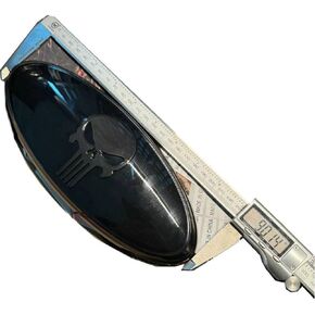 مضيء المعاقبة جمجمة 9 بوصة LED LED أمامي الشبكة الشواء الشواء ضوء الخلفيات ضوء الشعار من 04-14 F150 F250 F350 ، 11-14 EDGE ، 11-16 Explorer ، 06-11 Ranger