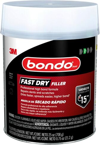 bondo 3M Professional Fast Dry Filler (Quart) in Saudi Arabia