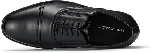 Ferro Aldo Charles MFA19569L Mens Classic Captoe Lace Up Oxford Casual Dress Shoes in Kuwait