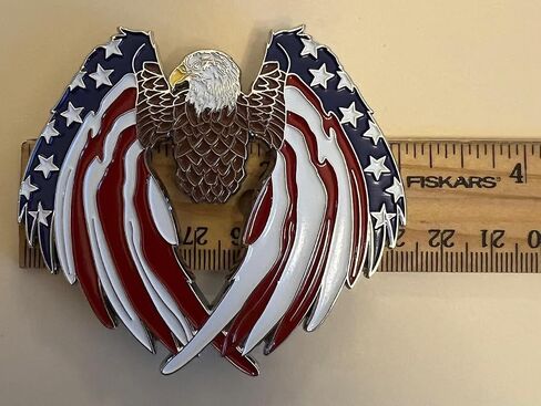 Patriotic American Flag Pocket Square, Eagle Design in Saudi Arabia