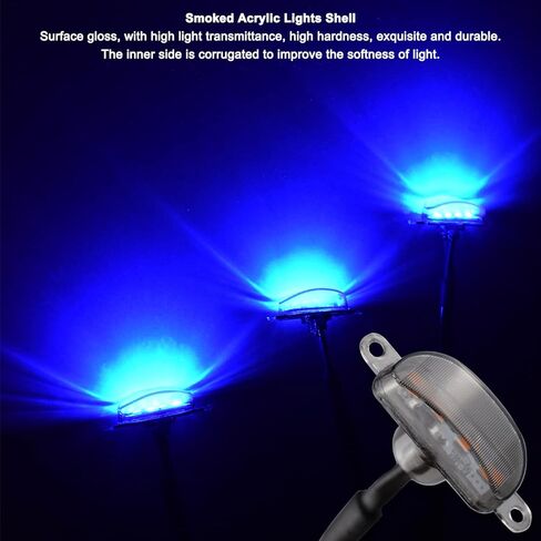 Boigoo Front Grille Light Compatible with Ford F150 Raptor 2004-2019 & Dodge Ram 1500 2013-2018 Raptor Style Aftermarket Grilles, Cars Grid Decorative Amber LED (Yellow Lights Smoked Lens) in Kuwait