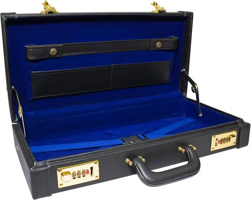 Premium Masonic Regalia Half Apron Hard Case Briefcase, Black Leather – Freemason Bags & Cases in Kuwait